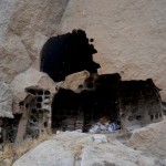 4 inside the rockhouses - weather is nice, dressed warm i feel comfortable when walking