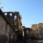 somewhere on the backside of the bazar