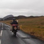 where is gibson? In front of me riding his 640 Adventure!