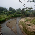 morning at a tiny remote village