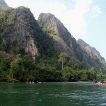 Kayaking and tubing in Vang Vieng