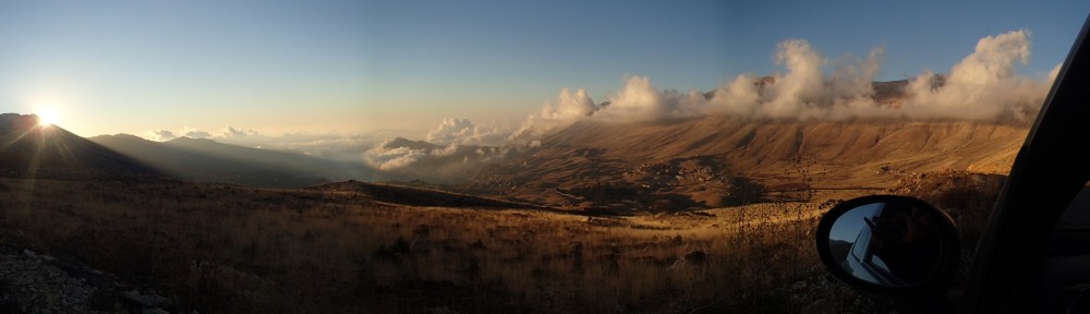 sunset panorama